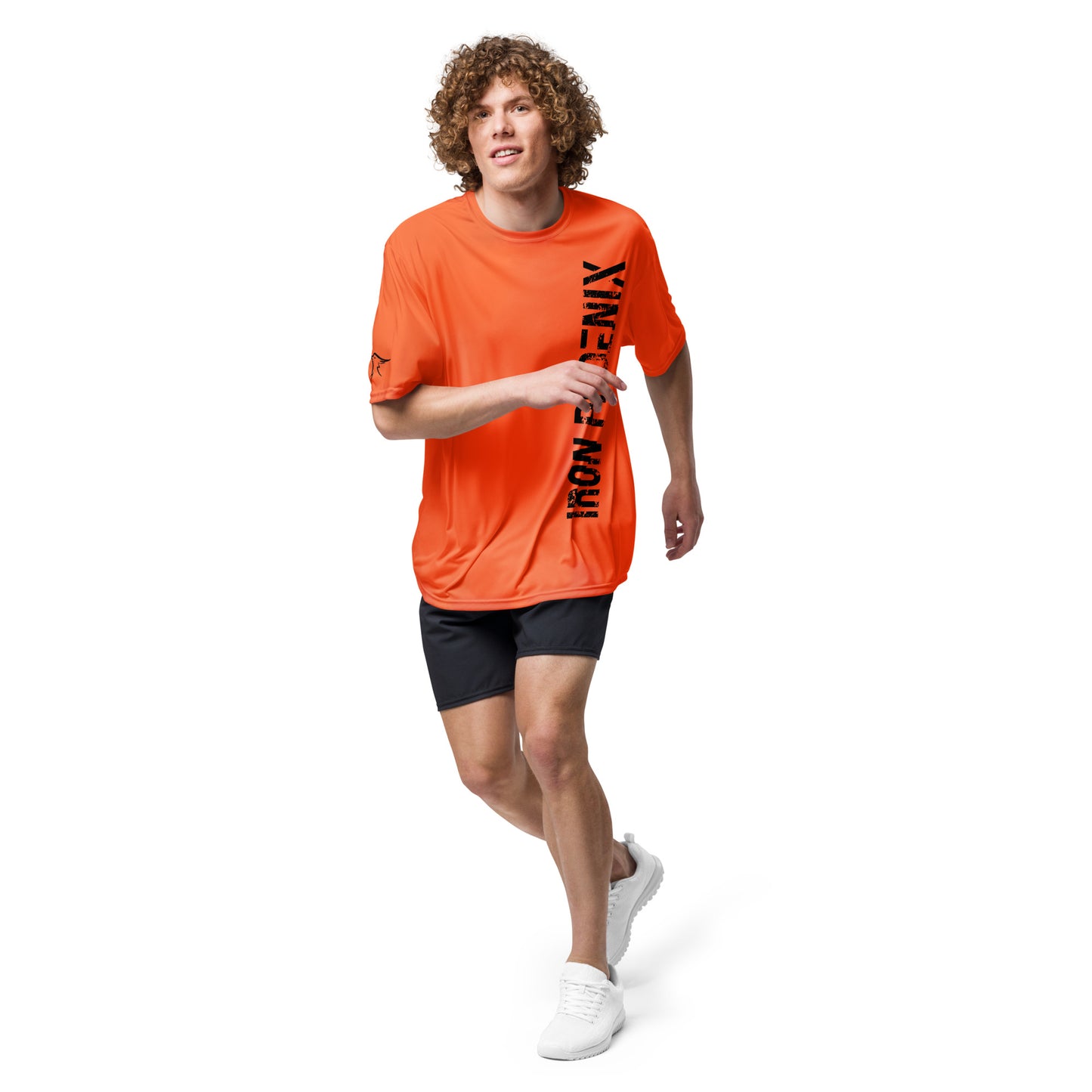 Vertical performance crew neck t-shirt