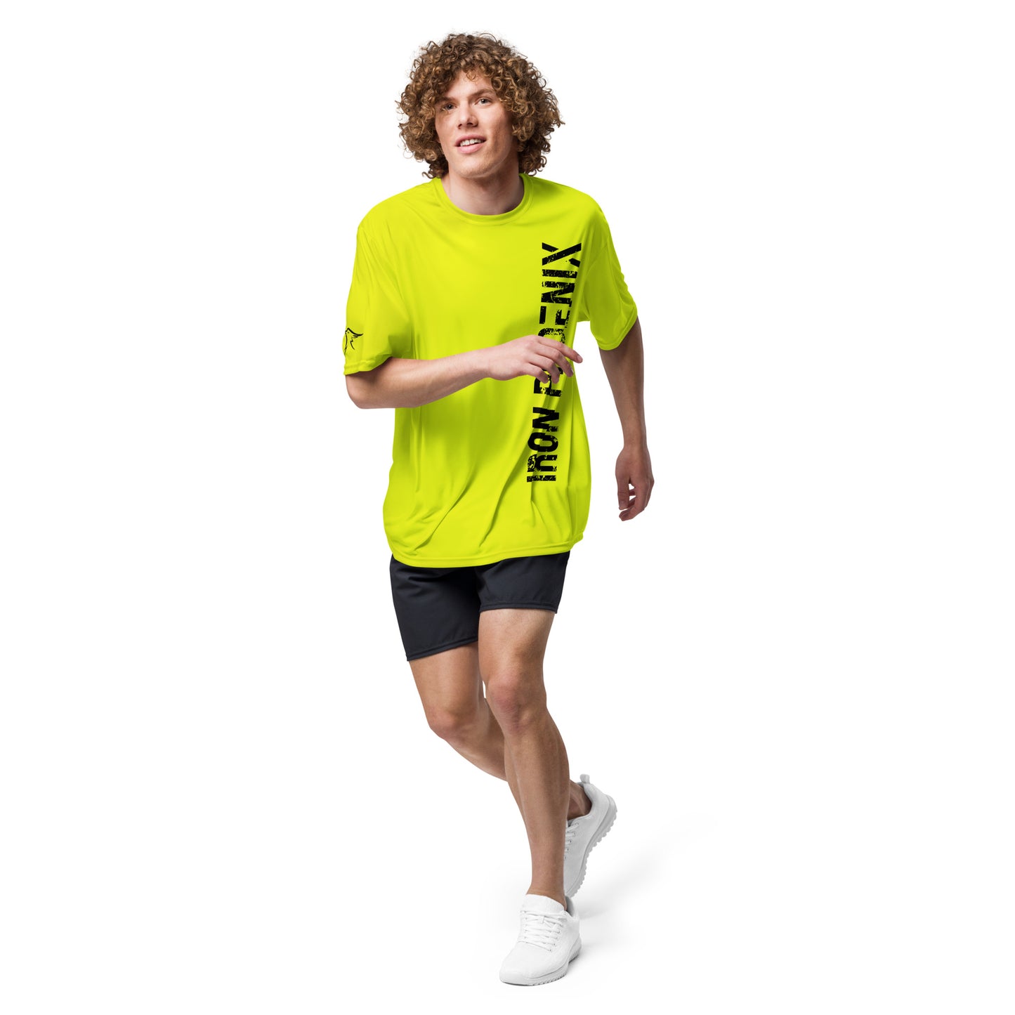 Vertical performance crew neck t-shirt