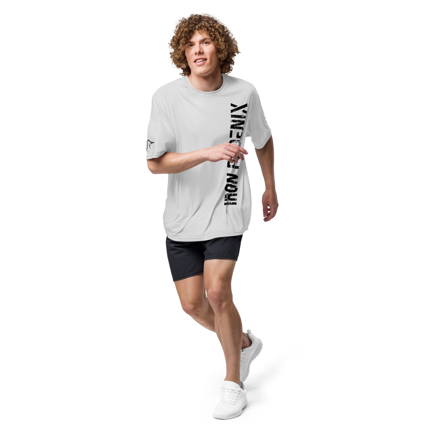 Vertical performance crew neck t-shirt