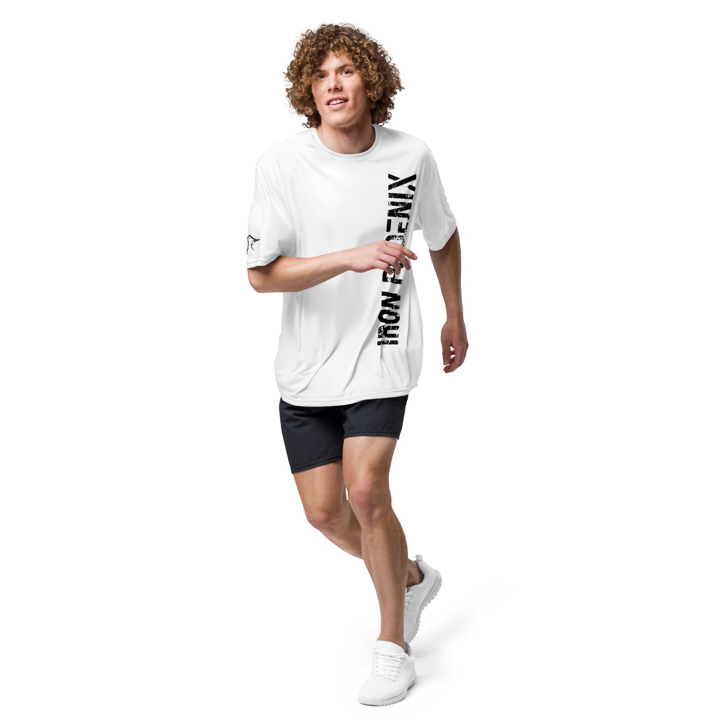 Vertical performance crew neck t-shirt