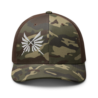 Camouflage Hero series trucker hat
