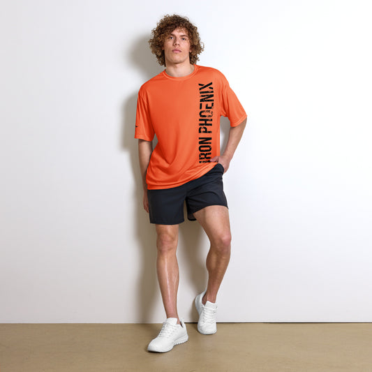 Vertical performance crew neck t-shirt