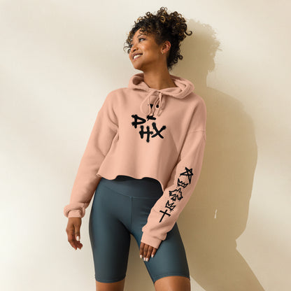Graffiti Crop Hoodie