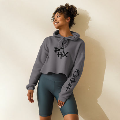 Graffiti Crop Hoodie